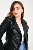 Genuine Leather Jacket - Black - Milano Calvino image 5
