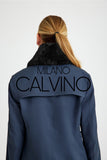 Chinchilla Rex Fur Scarf - Black - Milano Calvino image 5