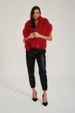 Fur Shawl & Scarf (red) - Milano Calvino image 5