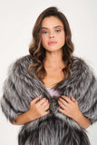 Fur Shawl & Scarf (silver) - Milano Calvino image 5