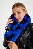 Chinchilla Rex Fur Scarf - Chinchilla Blue - Milano Calvino image 5