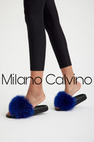 Women Fox Slipper (Blue)