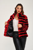 Chinchilla Rex Short Jacket ( Red ) - Milano Calvino image 6