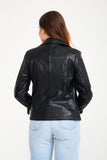 Genuine Leather Jacket - Black - Milano Calvino image 6