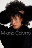 Fur Trimmed Triko Cardigan - Black - Milano Calvino image 6