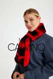 Chinchilla Rex Fur Scarf - Chinchilla Red - Milano Calvino image 6