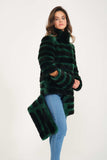 Chinchilla Rex Long Fur Jacket (Green) - Chinchilla Green - Milano Calvino image 7