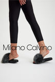 Fur Trimmed Slipper - Brissa - Milano Calvino image 7
