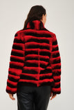 Chinchilla Rex Short Jacket ( Red ) - Milano Calvino image 7
