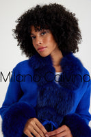 Knitwear w/ Finnish Fur (Ice Blue)