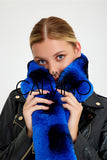 Chinchilla Rex Fur Scarf - Chinchilla Blue - Milano Calvino image 8