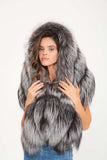Fur Shawl & Scarf (silver) - Milano Calvino image 8