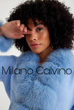 Knitwear w/ Finnish Fur (Ice Blue)