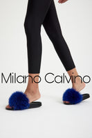 Women Fox Slipper (Blue)