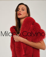 Fur Scarf & Wrap ( Red )