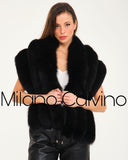 Fur Scarf & Wrap (BLACK)