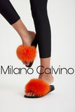 Women Fox Slipper (Orange)