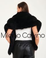 Fur Scarf & Wrap (BLACK)