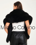 Fur Scarf & Wrap (BLACK)