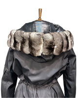 Chincilla Women Parka (Black)