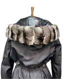 Chincilla Women Parka (Black)