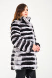 Women Chincilla Rex Long Jacket