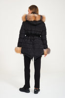 Puffer Jacket w/ Fur (Black Jacket and Fross Fur Combination)