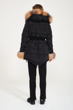 Puffer Jacket w/ Fur (Black Jacket and Fross Fur Combination)