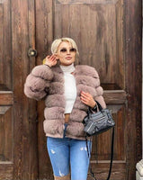 6-7 Women Fur Jacket