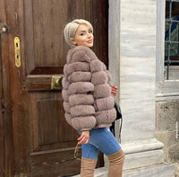 6-7 Women Fur Jacket